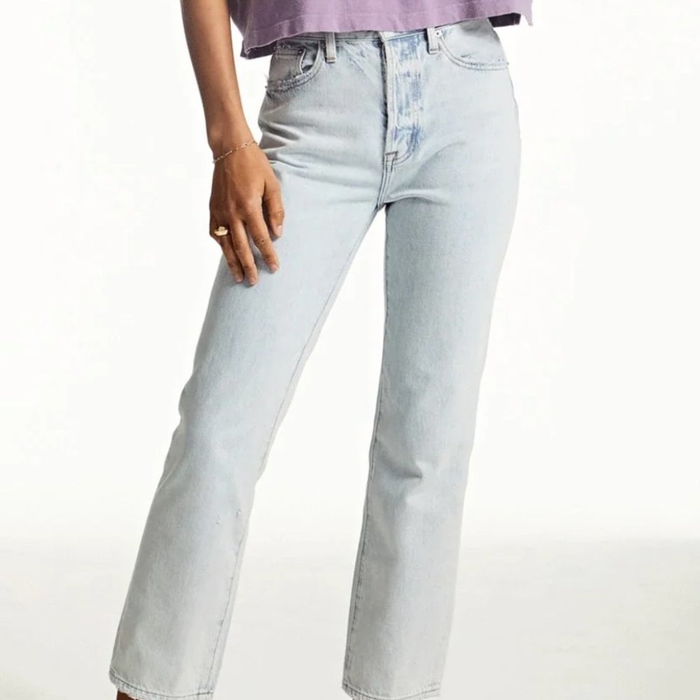 Pistola Denim high rise straight leg